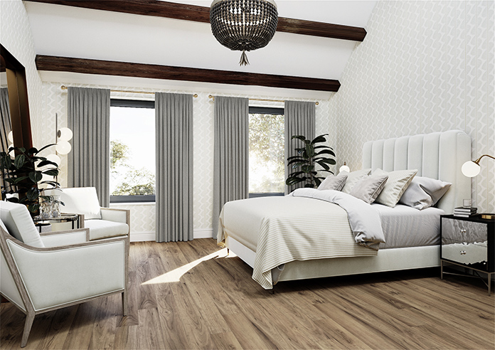 Delicate Chevron, Davy Grey - Made to Measure Curtains - Image 7